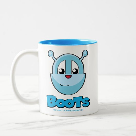 2 Couleurs Bottes et tasse de chiot (Gauche)