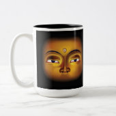 2 Couleurs Bouddha médite tasse (Gauche)