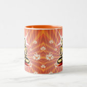 2 Couleurs Bouddha médite tasse (Centre)