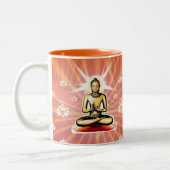 2 Couleurs Bouddha médite tasse (Gauche)