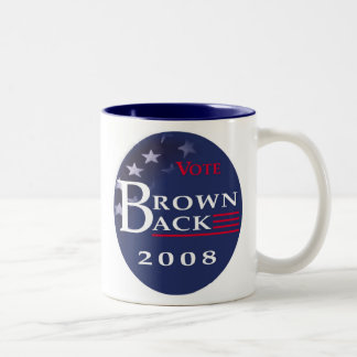 2 Couleurs Brownback pour la tasse du Président café
