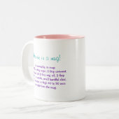2 Couleurs Brownie dans une recette de tasse tasse personnali (Devant gauche)