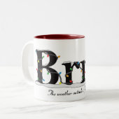 2 Couleurs Brrr… Tasse (Devant gauche)