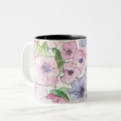 2 Couleurs Brûler sur une tasse de café (Devant gauche)