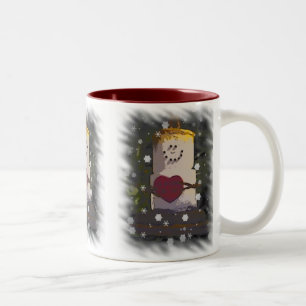 2 Couleurs Brûlure de S'Mores I pour la tasse de bonhomme de