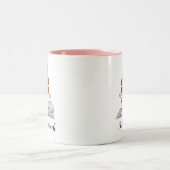 2 Couleurs Brune personnalisée de tasse de professeur (Centre)