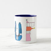 2 Couleurs BUFFLE de la tasse |, NY (BUF) (Centre)