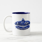 2 Couleurs C.P. Life - Conception Cérébrale Tasse de Café Des (Gauche)