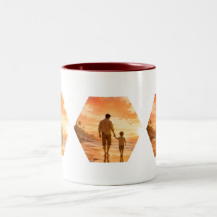 2 Couleurs Cadeau de tasse à café ensoleillé et chaleureux po
