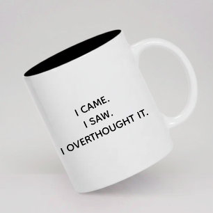 2 Couleurs Cadeau de Tasse de Suranalyse Relatable pour Elle 