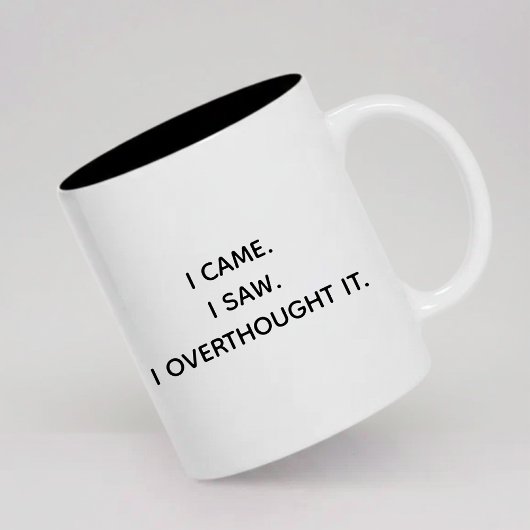 2 Couleurs Cadeau de Tasse de Suranalyse Relatable pour Elle