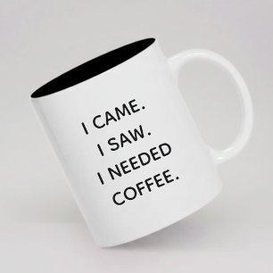 2 Couleurs Cadeau drôle de tasse de café du matin pour lui ou