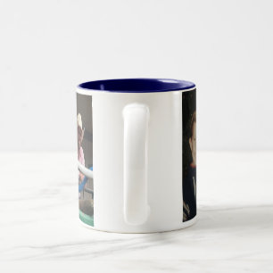 2 Couleurs Cadeau parfait de tasse TwoTone de la coutume 11oz