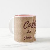 2 Couleurs Cadeau Tasse de Café (Devant gauche)
