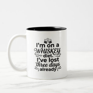 2 Couleurs Cadeau Tasse Whisky Perdu Deux Tons