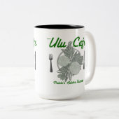 2 Couleurs Café d'Ulu 15 onces. Tasse (Devant droit)