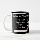 2 Couleurs Café et tasse de cigarettes (Gauche)