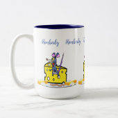 2 Couleurs Café Tasse À Thé, Fromage Souris (Gauche)