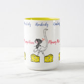 2 Couleurs Café Tasse à Thé, Souris Ostrich Fromage Aimer Bai (Centre)