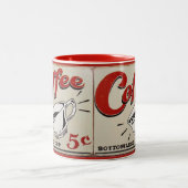 2 Couleurs café : tasse sans fond (Centre)