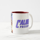 2 Couleurs Calibre présente une tasse de café V3 (Devant droit)