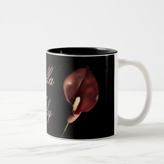 2 Couleurs Calla rouge - tasse (Droit)