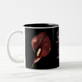 2 Couleurs Calla rouge - tasse (Gauche)