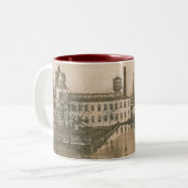 2 Couleurs Camperdown tasse de 11 onces (Devant gauche)