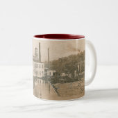2 Couleurs Camperdown tasse de 11 onces (Devant droit)