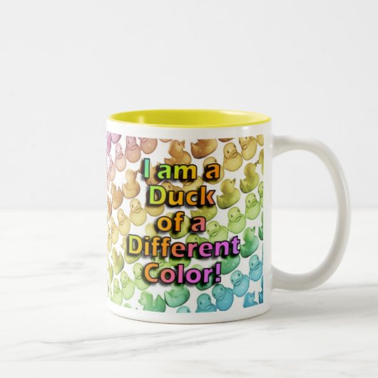 2 Couleurs Canard d'une TASSE différente de couleur (Droit)