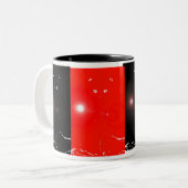 2 Couleurs CAT de crépuscule - Tasse de guide d'esprit (Devant gauche)