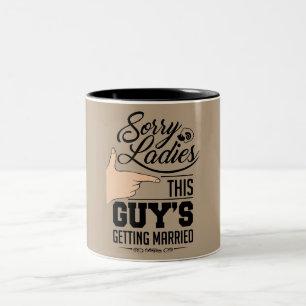 2 Couleurs Ce type se mariant ! Tasse