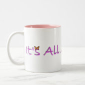 2 Couleurs C'est tout au sujet de moi tasse (Gauche)