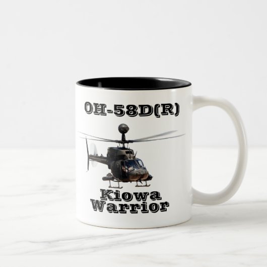 2 Couleurs C'est un Kiowa ! - Tasse de café (Droit)