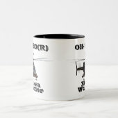2 Couleurs C'est un Kiowa ! - Tasse de café (Centre)