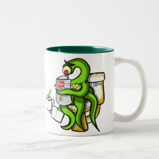 2 Couleurs Cette tasse de chose d'horreur