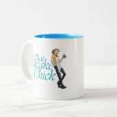 2 Couleurs Cette tasse de poussin de petit gâteau (Devant gauche)
