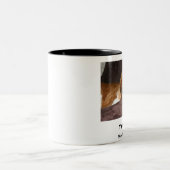 2 Couleurs Cette tasse est mon visage heureux (Centre)