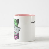 2 Couleurs Ceux raccommodent la tasse de chats (Centre)