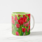 2 Couleurs Champ de tasse de tulipes (Devant droit)