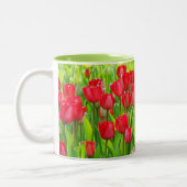 2 Couleurs Champ de tasse de tulipes (Gauche)