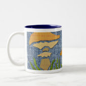 2 Couleurs Champignons sur la tasse de denim (Gauche)