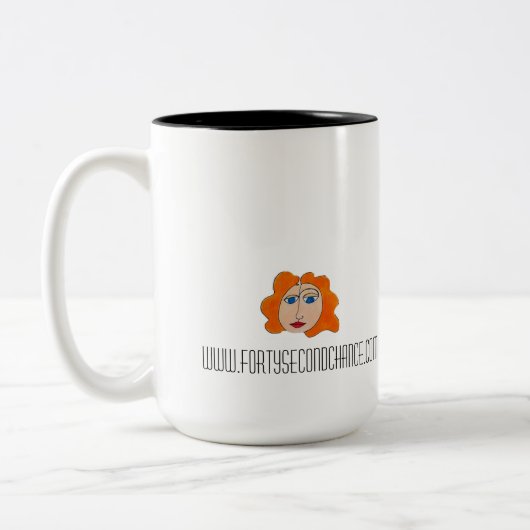 2 Couleurs "Chaque jour est tasse d'une seconde chance" (Gauche)