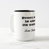 2 Couleurs Chaque livre concernant sa tasse d'auteur (Devant gauche)