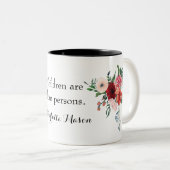 2 Couleurs Charlotte Mason Cite Mug-Ma tasse de thé préférée (Devant droit)