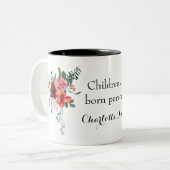 2 Couleurs Charlotte Mason Cite Mug-Ma tasse de thé préférée (Devant gauche)