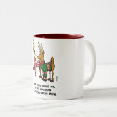 2 Couleurs Châtaignes rôtissant la tasse (Devant droit)