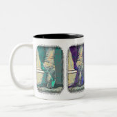 2 Couleurs Chaussure de Pointe de ballet dans la tasse de (Gauche)