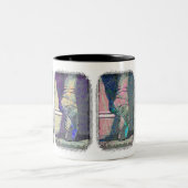 2 Couleurs Chaussure de Pointe de ballet dans la tasse de (Centre)