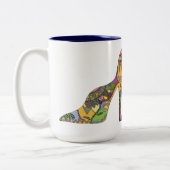 2 Couleurs chaussures sur une tasse (Gauche)